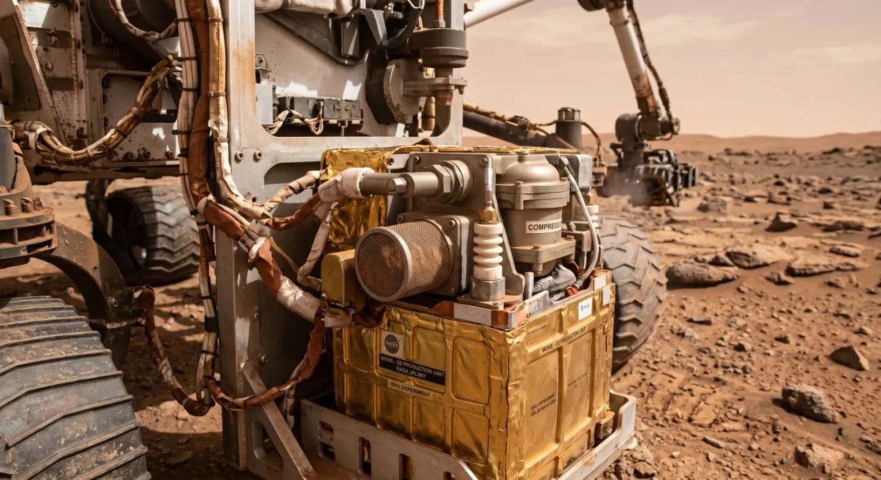 El aire de otro mundo: cómo el experimento MOXIE demostró que podemos fabricar oxígeno en la superficie de Marte