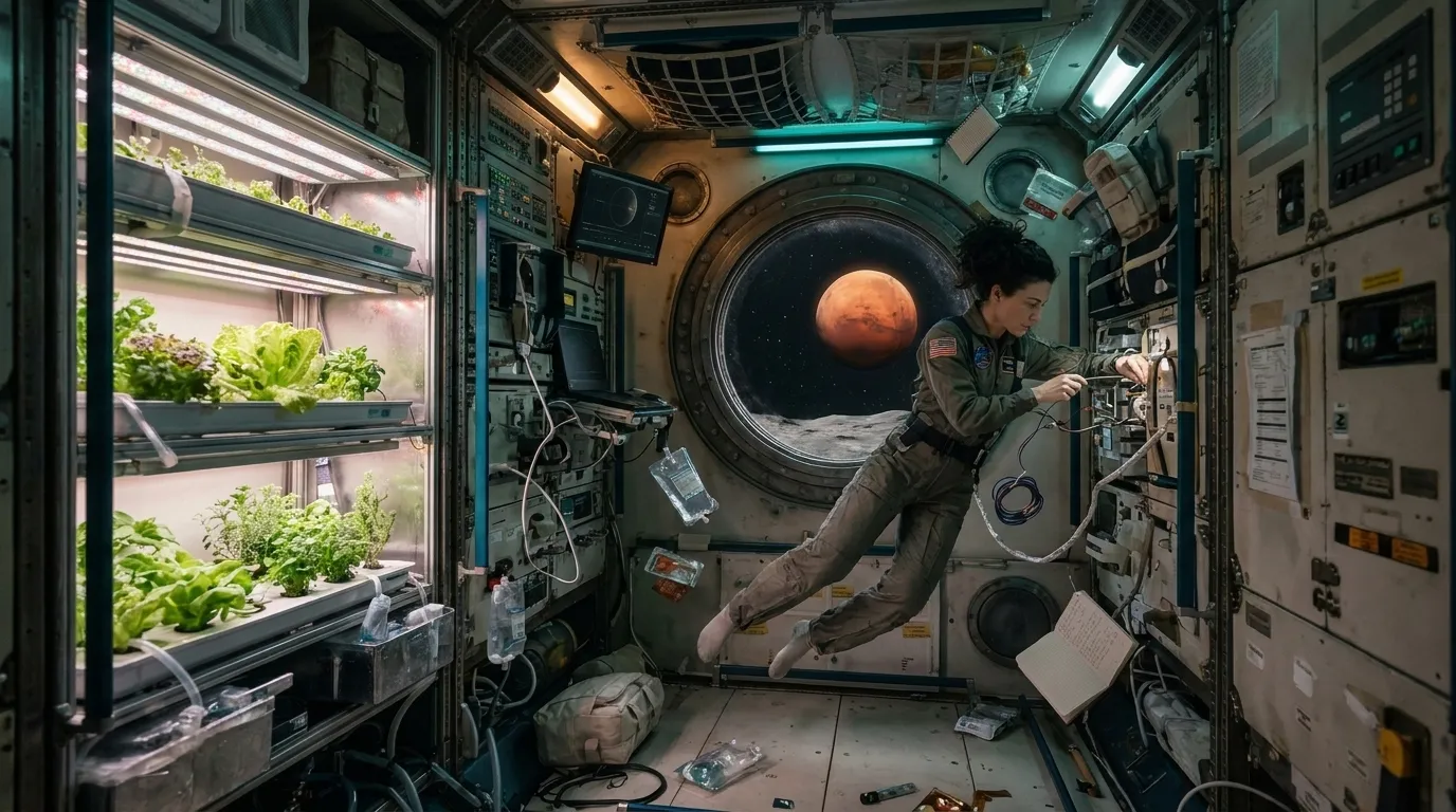 El hogar flotante: ¿cómo afectará el viaje de seis meses a Marte a los futuros exploradores espaciales?