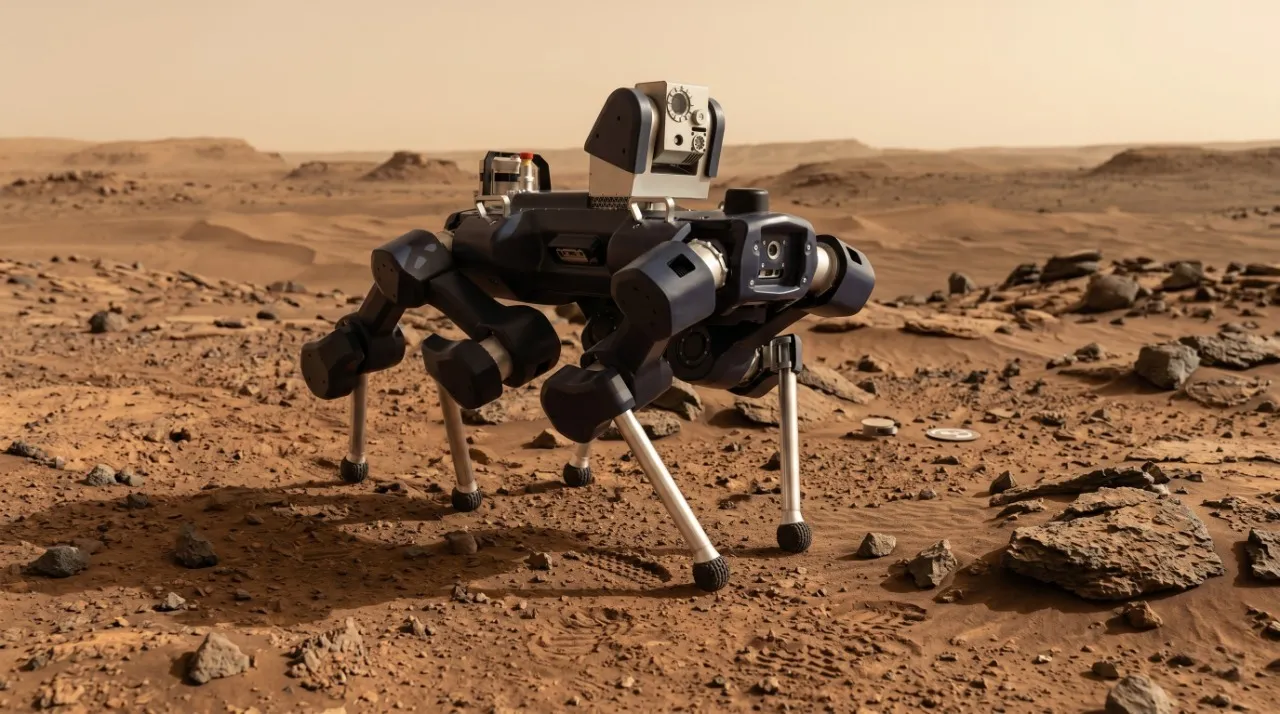 Más allá de las ruedas: Los perros robot que conquistarán los laberintos de Marte